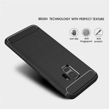 Load image into Gallery viewer, For Galaxy S9 Brushed Carbon Fiber Texture Soft TPU Anti-skip Protective Cover Back Case