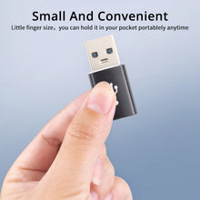 Load image into Gallery viewer, 3 PCS USB-C / Type-C Female to USB 3.0 Male Aluminum Alloy Adapter, Support Charging &amp; Transmission Data