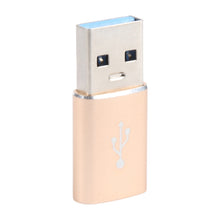 Load image into Gallery viewer, 3 PCS USB-C / Type-C Female to USB 3.0 Male Aluminum Alloy Adapter, Support Charging &amp; Transmission Data, USB 3.0