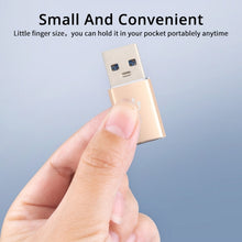 Load image into Gallery viewer, 3 PCS USB-C / Type-C Female to USB 3.0 Male Aluminum Alloy Adapter, Support Charging &amp; Transmission Data, USB 3.0