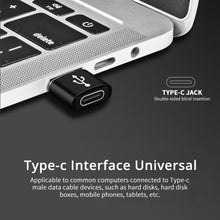 Load image into Gallery viewer, USB-C / Type-C Female to USB 2.0 Male Aluminum Alloy Adapter, Support Charging &amp; Transmission
