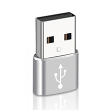 Load image into Gallery viewer, USB-C / Type-C Female to USB 2.0 Male Aluminum Alloy Adapter, Support Charging &amp; Transmission, USB 2.0