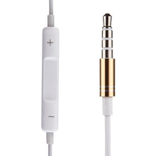 Load image into Gallery viewer, White Wire Body 3.5mm In-Ear Earphone with Line Control &amp; Mic