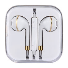 Load image into Gallery viewer, White Wire Body 3.5mm In-Ear Earphone with Line Control &amp; Mic