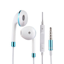 Load image into Gallery viewer, White Wire Body 3.5mm In-Ear Earphone with Line Control &amp; Mic