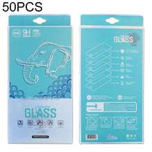 Load image into Gallery viewer, 50 PCS Elephant Pattern Paper Outer + Plastic Inner Packaging Box for Tempered Glass Screen Protector
