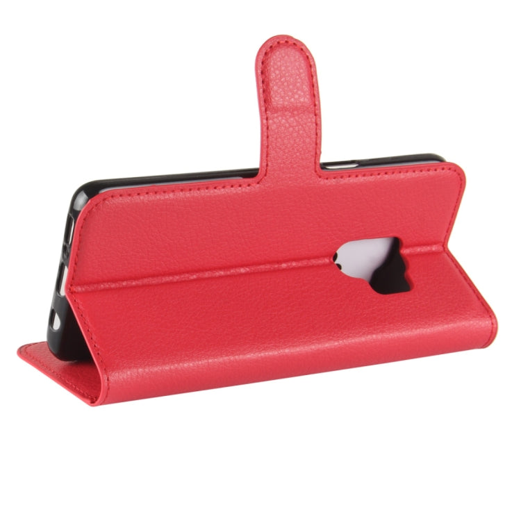 For Galaxy S9 Litchi Texture Horizontal Flip Leather Case with Holder & Wallet & Card Slots