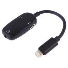 Load image into Gallery viewer, 8 Pin to 8 Pin Charging Interface + 8 Pin Earphone Interface + 3.5mm Audio Interface Earphone Adapter, Black, Pink, Gold, Red, Silver