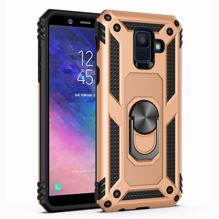 Armor Shockproof TPU + PC Protective Case for Galaxy A6 (2018), with 360 Degree Rotation Holder