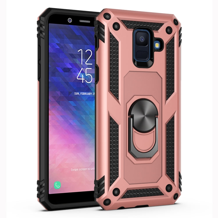 Armor Shockproof TPU + PC Protective Case for Galaxy A6 (2018), with 360 Degree Rotation Holder