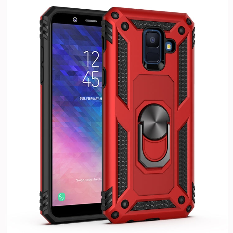 Armor Shockproof TPU + PC Protective Case for Galaxy A6 (2018), with 360 Degree Rotation Holder