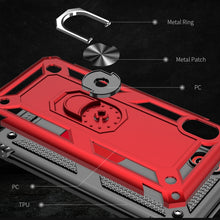 Load image into Gallery viewer, Armor Shockproof TPU + PC Protective Case for Galaxy A10, with 360 Degree Rotation Holder, For Galaxy A10
