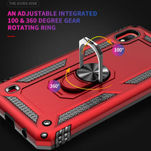 Load image into Gallery viewer, Armor Shockproof TPU + PC Protective Case for Galaxy A10, with 360 Degree Rotation Holder, For Galaxy A10