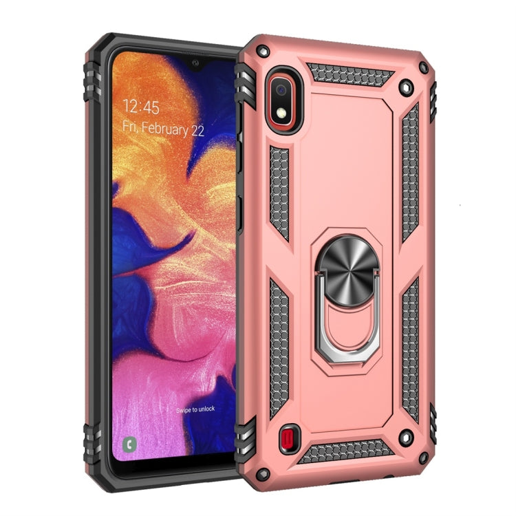 Armor Shockproof TPU + PC Protective Case for Galaxy A10, with 360 Degree Rotation Holder