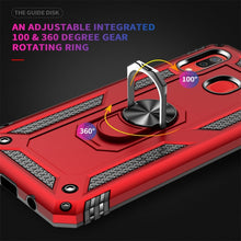 Load image into Gallery viewer, Armor Shockproof TPU + PC Protective Case for Galaxy A30, with 360 Degree Rotation Holder, For Galaxy A30