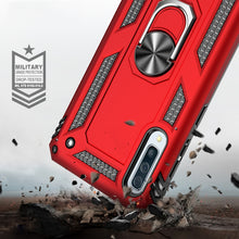 Load image into Gallery viewer, Armor Shockproof TPU + PC Protective Case for Galaxy A50, with 360 Degree Rotation Holder, For Galaxy A50