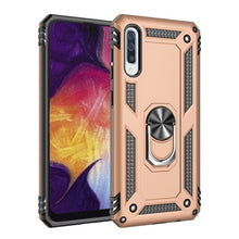 Load image into Gallery viewer, Armor Shockproof TPU + PC Protective Case for Galaxy A50, with 360 Degree Rotation Holder