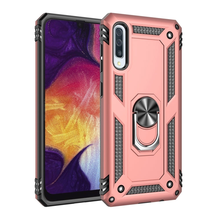 Armor Shockproof TPU + PC Protective Case for Galaxy A50, with 360 Degree Rotation Holder