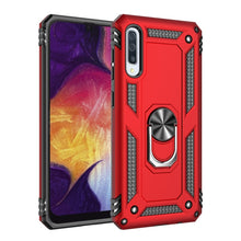Load image into Gallery viewer, Armor Shockproof TPU + PC Protective Case for Galaxy A50, with 360 Degree Rotation Holder