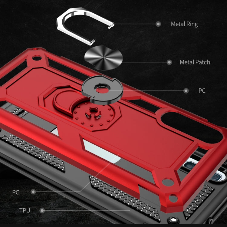 Armor Shockproof TPU + PC Protective Case for Galaxy A50, with 360 Degree Rotation Holder