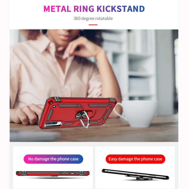 Armor Shockproof TPU + PC Protective Case for Galaxy A50, with 360 Degree Rotation Holder