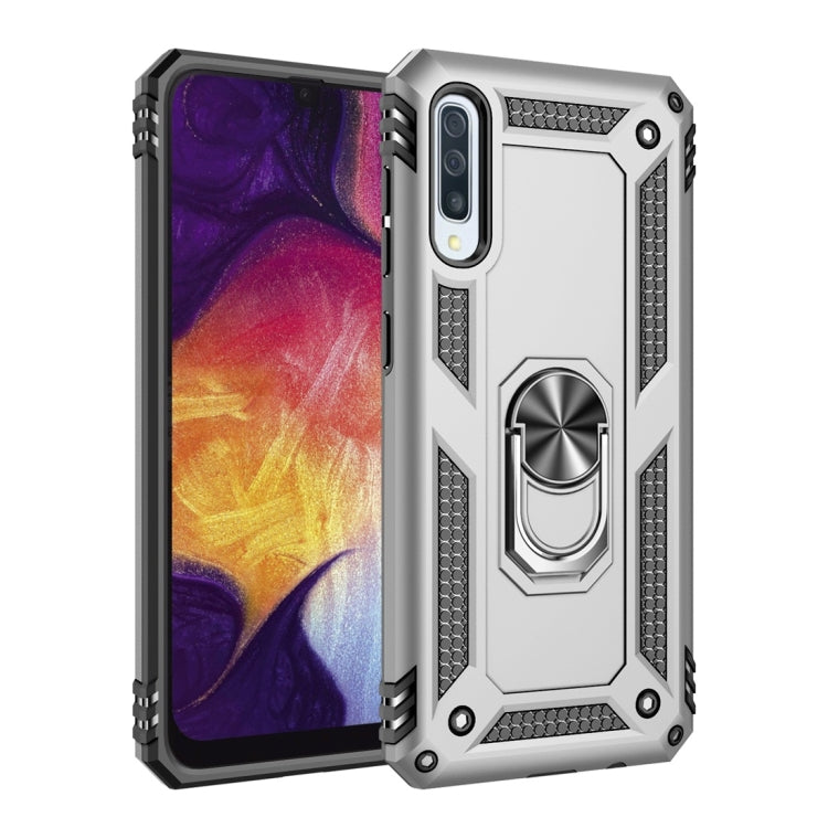 Armor Shockproof TPU + PC Protective Case for Galaxy A50, with 360 Degree Rotation Holder