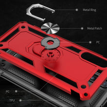 Load image into Gallery viewer, Armor Shockproof TPU + PC Protective Case for Galaxy A70, with 360 Degree Rotation Holder, For Galaxy A70