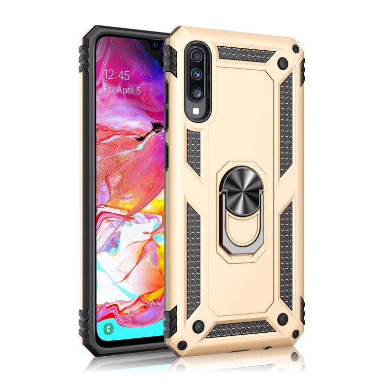 Armor Shockproof TPU + PC Protective Case for Galaxy A70, with 360 Degree Rotation Holder