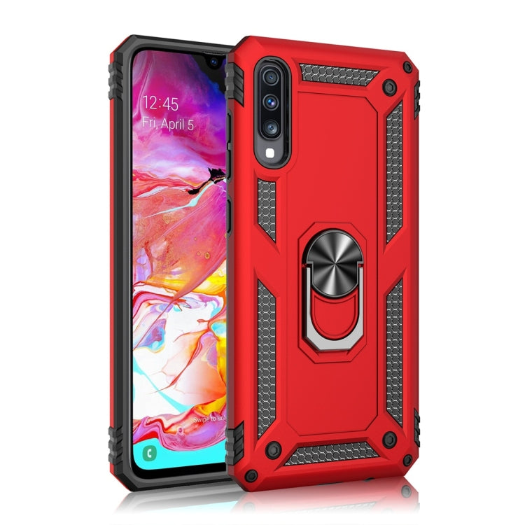 Armor Shockproof TPU + PC Protective Case for Galaxy A70, with 360 Degree Rotation Holder
