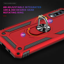 Load image into Gallery viewer, Armor Shockproof TPU + PC Protective Case for Galaxy A70, with 360 Degree Rotation Holder