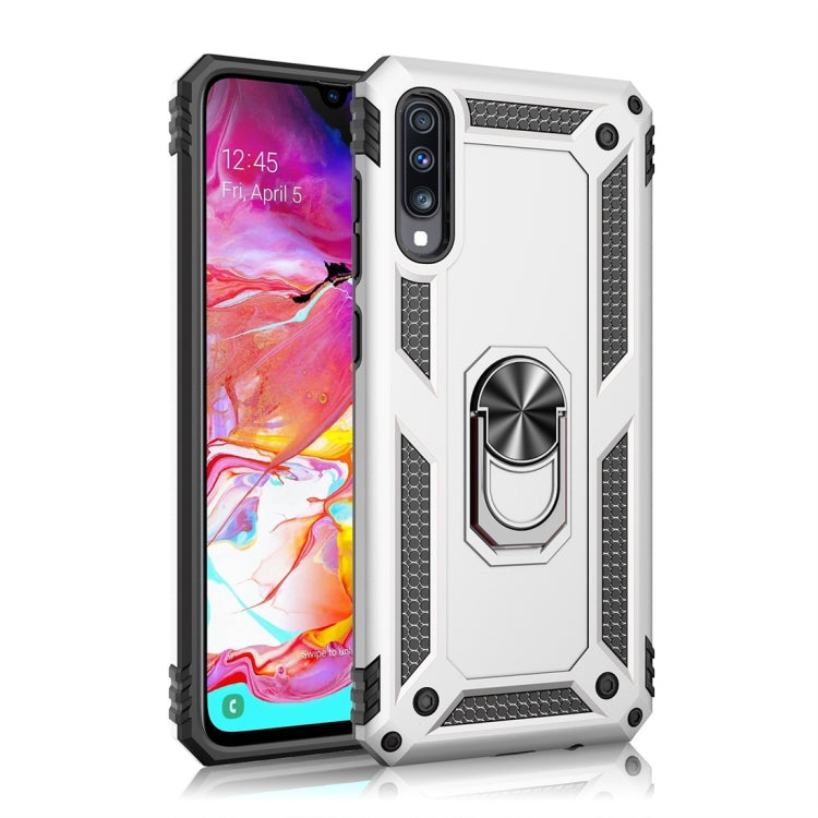 Armor Shockproof TPU + PC Protective Case for Galaxy A70, with 360 Degree Rotation Holder