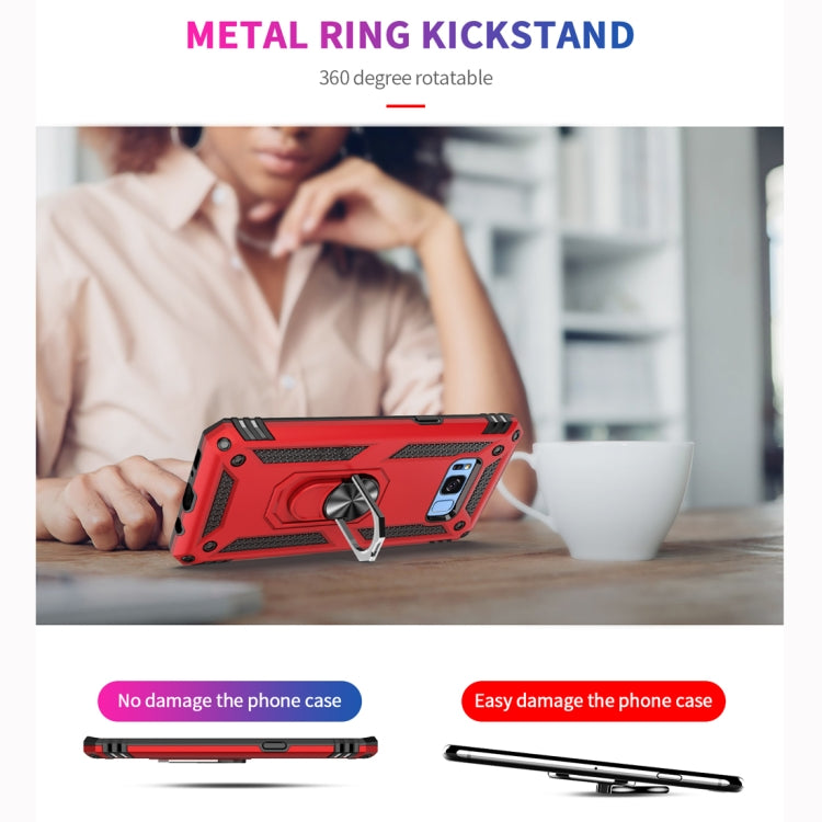 Armor Shockproof TPU + PC Protective Case for Galaxy S8 Plus, with 360 Degree Rotation Holder