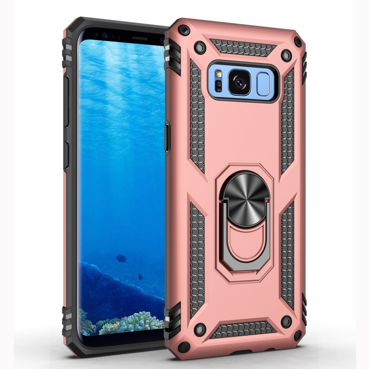 Armor Shockproof TPU + PC Protective Case for Galaxy S8, with 360 Degree Rotation Holder