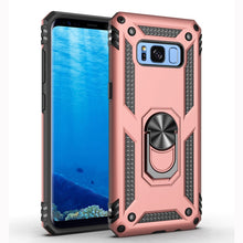 Load image into Gallery viewer, Armor Shockproof TPU + PC Protective Case for Galaxy S8, with 360 Degree Rotation Holder, For Galaxy S8