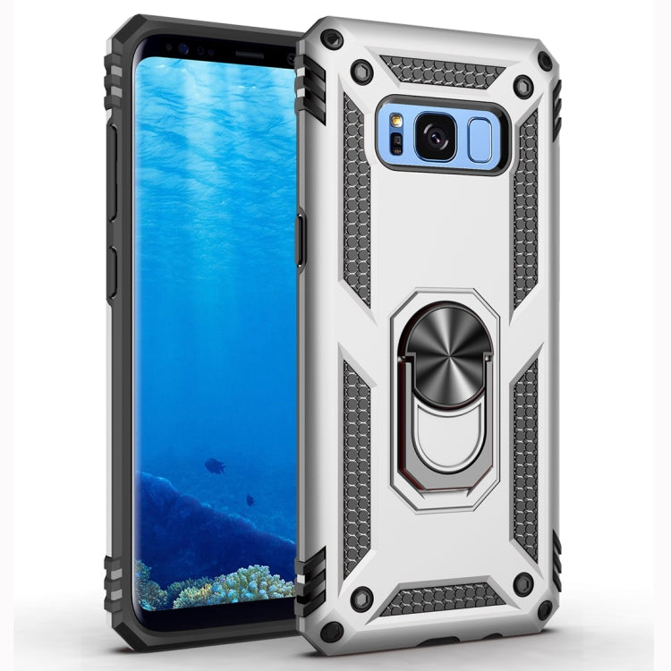 Armor Shockproof TPU + PC Protective Case for Galaxy S8, with 360 Degree Rotation Holder