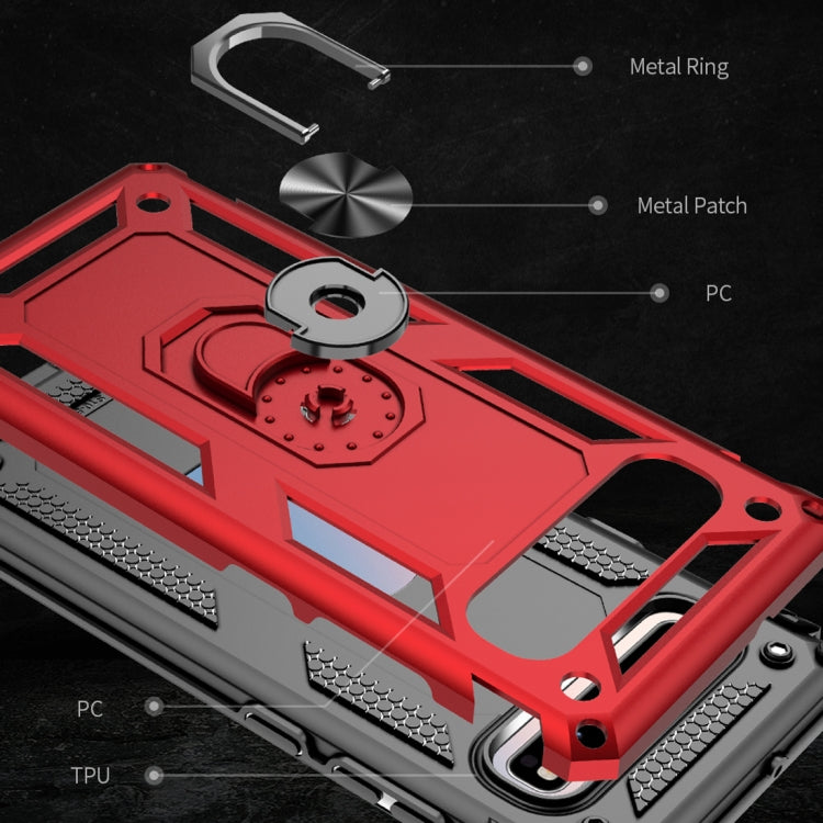 Armor Shockproof TPU + PC Protective Case for Galaxy S10 5G, with 360 Degree Rotation Holder