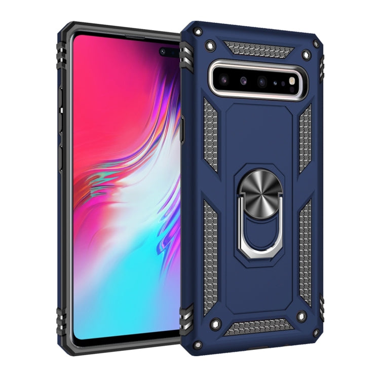 Armor Shockproof TPU + PC Protective Case for Galaxy S10 5G, with 360 Degree Rotation Holder