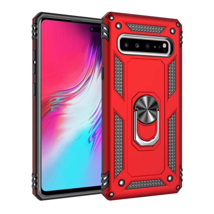 Armor Shockproof TPU + PC Protective Case for Galaxy S10 5G, with 360 Degree Rotation Holder