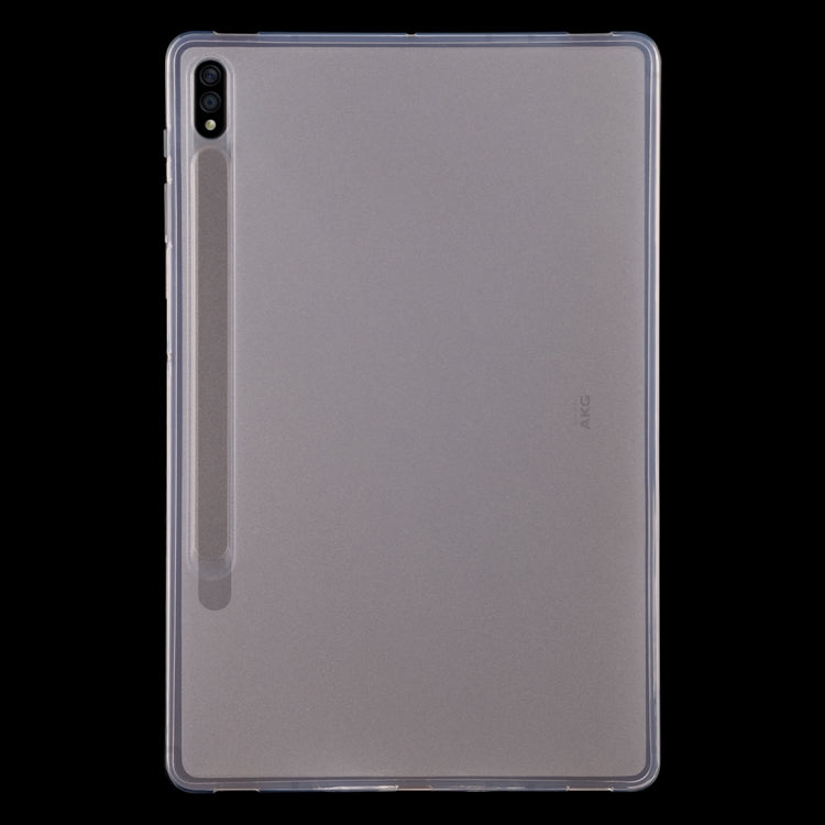 For Samsung Galaxy Tab S7 0.75mm Shockproof Outside Glossy Inside Frosted TPU Protective Case