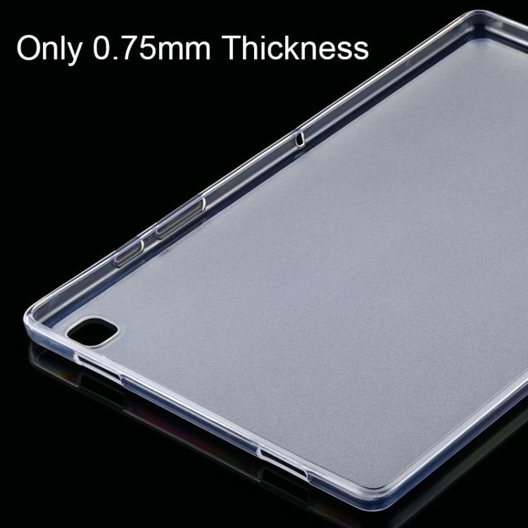For Samsung Galaxy Tab A7 (2020) 0.75mm Shockproof Outside Glossy Inside Frosted TPU Protective Case