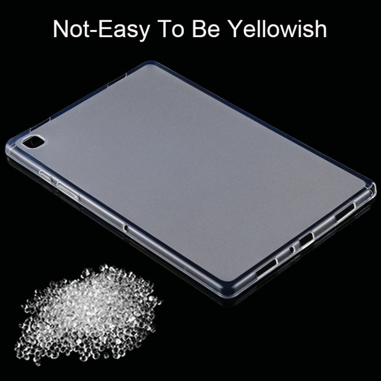 For Samsung Galaxy Tab A7 (2020) 0.75mm Shockproof Outside Glossy Inside Frosted TPU Protective Case