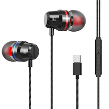 Load image into Gallery viewer, USB-C / Type-C Interface In Ear Wired Mega Bass Earphone with Mic
