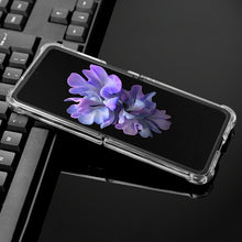 Load image into Gallery viewer, For Samsung Galaxy Z Flip TPU+PC Transparent Four-corner Shockproof Explosion-proof Protective Case