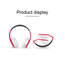 Load image into Gallery viewer, LPT660 Wireless Folding Sports Stereo Music Bluetooth Phones Earphones Support TF Card