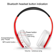 Load image into Gallery viewer, LPT660 Wireless Folding Sports Stereo Music Bluetooth Phones Earphones Support TF Card