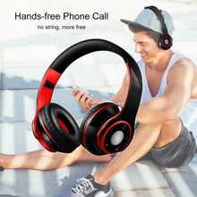 Load image into Gallery viewer, SG-8 Bluetooth 4.0 + EDR Headphones Wireless Over-ear TF Card FM Radio Stereo Music Headset with Mic