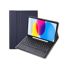 Load image into Gallery viewer, For iPad 11 2025 / 10th Gen 10.9 2022 YA10B-A Lambskin Texture Bluetooth Touch Keyboard Leather Tablet Case with Pen Slot, YA10B-A