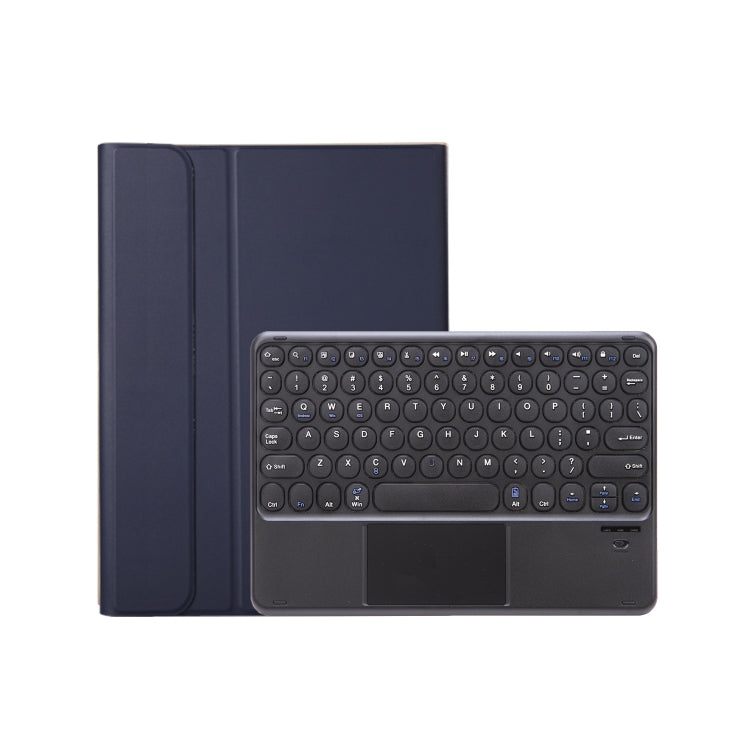 For iPad 11 2025 / 10th Gen 10.9 2022 YA10B-A Lambskin Texture Bluetooth Touch Keyboard Leather Tablet Case with Pen Slot, YA10B-A