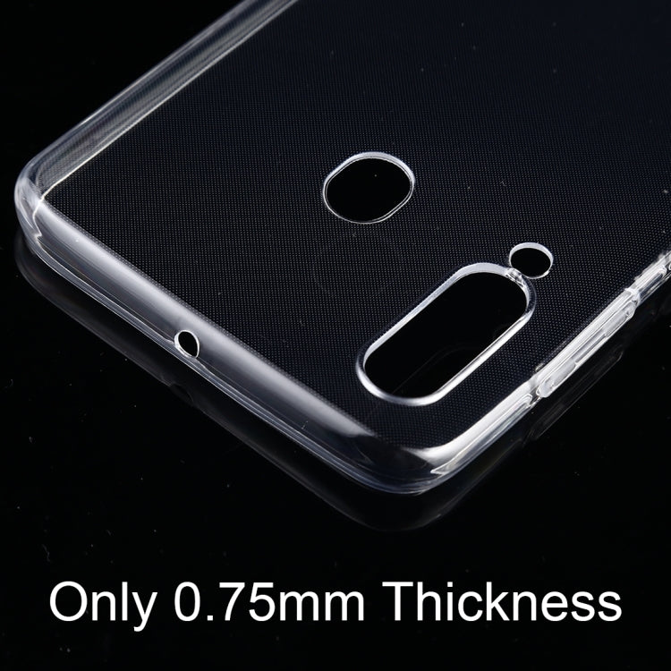 0.75mm Ultrathin Transparent TPU Soft Protective Case for Samsung Galaxy A60