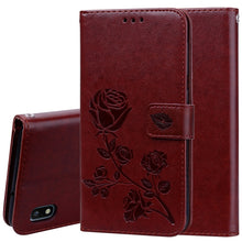 Load image into Gallery viewer, Rose Embossed Horizontal Flip PU Leather Case for Galaxy A10, with Holder &amp; Card Slots &amp; Wallet, For Samsung Galaxy A10